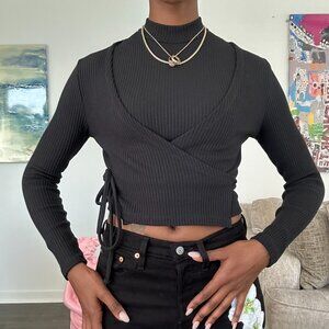 Levi's Ribbed Two-Piece Cardigan Set